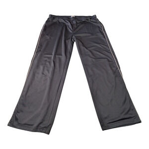 Vintage Style Reebok Lounge Pants - Size XL -  Track Pants Black - Wide Legs